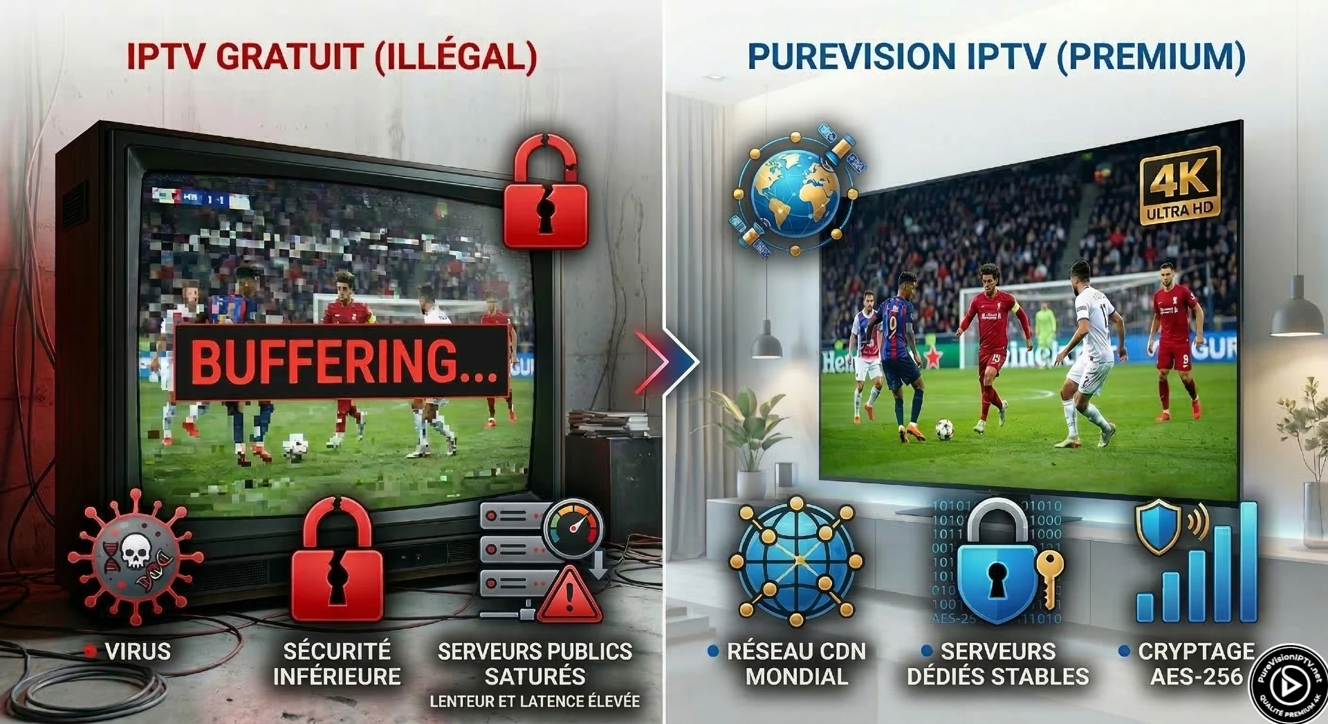 IPTV Gratuit : Le piège qui vous coûte cher en 2026